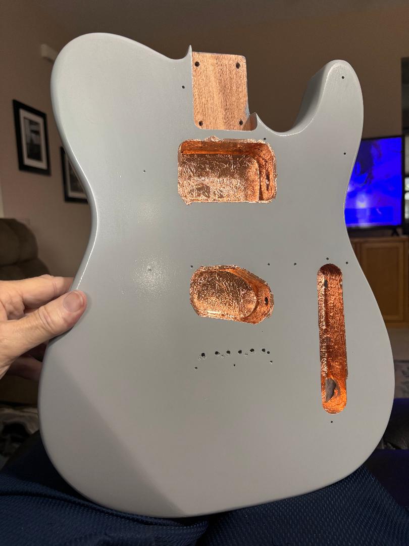 Copper shielding for no hum performance